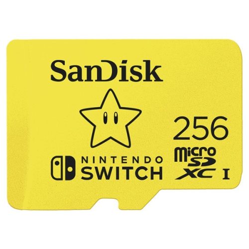 SANDISK 183573, microSDXC KÁRTYA NINTENDO SWITCH 256GB, 100MB/s, U3, C10, A1, UHS-1