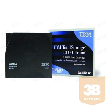 IBM Adatkazetta Ultrium 2500/6250GB LTO6