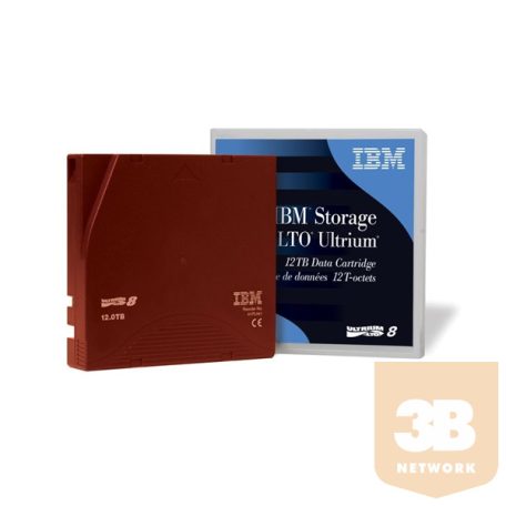 IBM Adatkazetta Ultrium 12TB/30TB LTO8