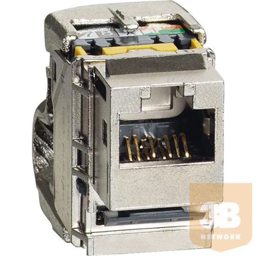 Legrand RJ45 Keystone port Cat6A árnyékolt (STP) LCS2 gyorscsatlakozós 180° 500 Mhz 10Gigabit