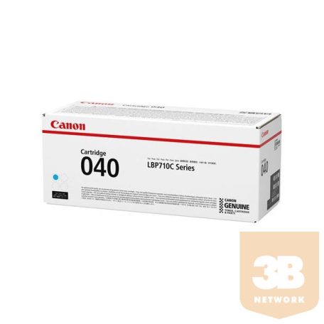 CANON, CRG-040 Lézertoner  i-SENSYS LBP710cx, LBP712cx nyomtatókhoz, cián, 5,4k