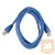 LEGRAND patch kábel RJ45-RJ45 Cat6 árnyékolatlan (U/UTP) PVC 1 méter kék d: 6mm AWG24 LCS3