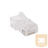 RJ45 Cat5e csatlakozó UTP patch kábelre, 100db/csomag