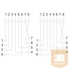 VEZ Fali aljzat - 05385 (Cat5e, UTP, 2xRJ45, árnyékolatlan, fehér)