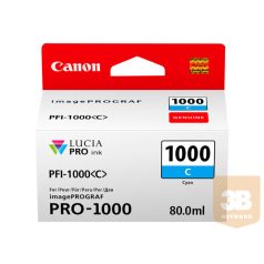   CANON PFI-1000c Ink cyan standard capacity 80ml 1-pack iPF1000