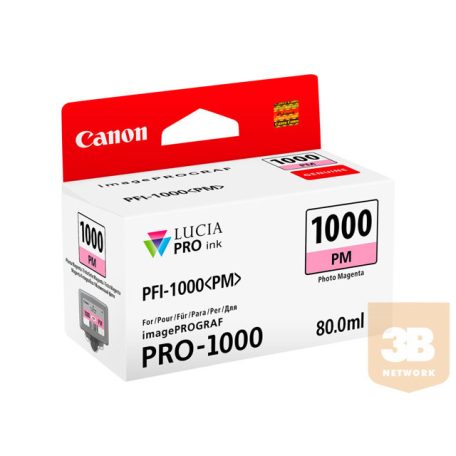 CANON PFI-1000pm Ink Photo magenta standard capacity 80ml 1-pack iPF1000