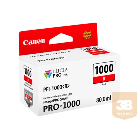 CANON PFI-1000r Ink red standard capacity 80ml 1-pack iPF1000