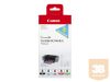 CANON CLI-8 BK PC PM R G ink cartridge black and four colour standard capacity combopack blister with alarm