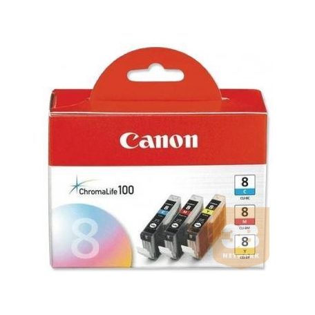 Canon C/M/Y | CLI8CMY (CLI-8CMY) | 3x13ml | iP4200/4300/4500/5200/5200R/6600D