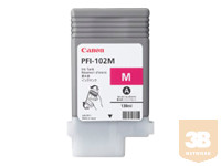 CANON PFI-102M dye ink cartridge magenta standard capacity 130ml 1-pack