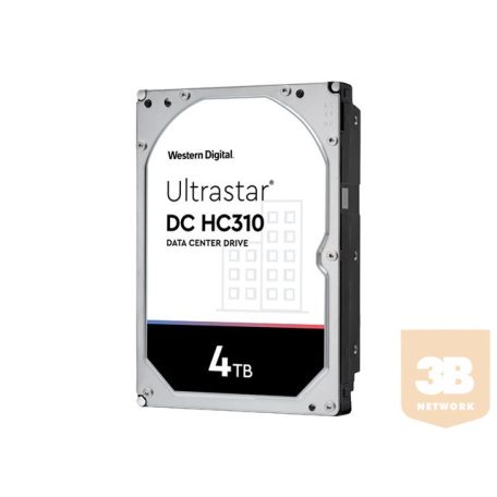 WESTERN DIGITAL Ultrastar 7K6 4TB HDD SATA 256MB cache 4KN SE 7200Rpm 24x7 3.5inch Bulk HUS726T4TALN6L4