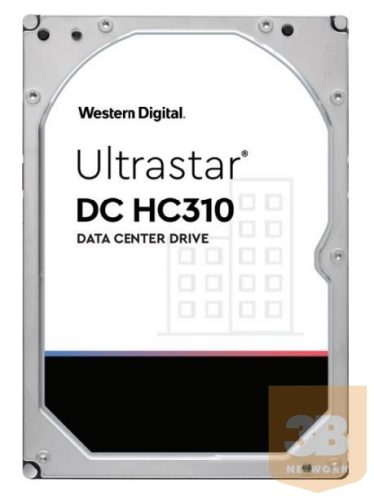 Western Digital Ultrastar DC HC310, 3.5', 6TB, SATA/600, 7200RPM, 256MB cache