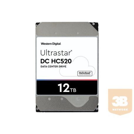 WESTERN DIGITAL Ultrastar HE12 12TB HDD SATA 6Gb/s 512E SE 7200Rpm HUH721212ALE604 24x7 3.5inch Bulk