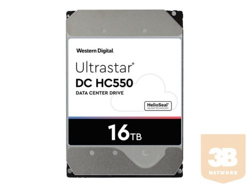 WESTERN DIGITAL Ultrastar DC HC550 16TB HDD SATA Ultra 512MB 7200RPM 512E SE NP3 DC HC550 3.5inch Bulk - WUH721816ALE6L4