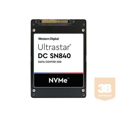 WESTERN DIGITAL Ultrastar DC SN840 NVMe SSD 6400GB 2.5inch 15.0MM PCIe TLC RI-3DW/D BICS4 SE - WUS4C6464DSP3X1