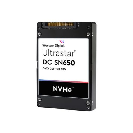 WESTERN DIGITAL Ultrastar DC SN650 7680GB SSD 2.5 PCIe 4.0 TLC RI-1DW/D BICS5 ISE - WUS5EA176ESP5E3