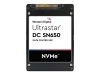 WESTERN DIGITAL Ultrastar DC SN650 U.3 15MM 15360GB 2.5inch PCIe 4.0 TLC RI-1DW/D BICS5 ISE NVMe SSD