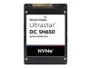 WESTERN DIGITAL Ultrastar DC SN650 U.3 15MM 15360GB 2.5inch PCIe 4.0 TLC RI-1DW/D BICS5 SE NVMe SSD