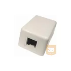   AMP Office falidoboz kit, 1db moduláris hellyel, fehér (1-1116697-3)