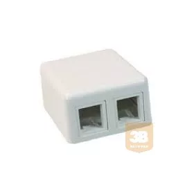   AMP Office falidoboz kit, 2db moduláris hellyel, fehér (1-1116698-3)