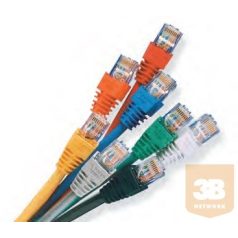   AMP Cat.5E UTP patch kábel - RJ-45, SL, fehér PVC köpeny, 0.5m (1-2153242-1)