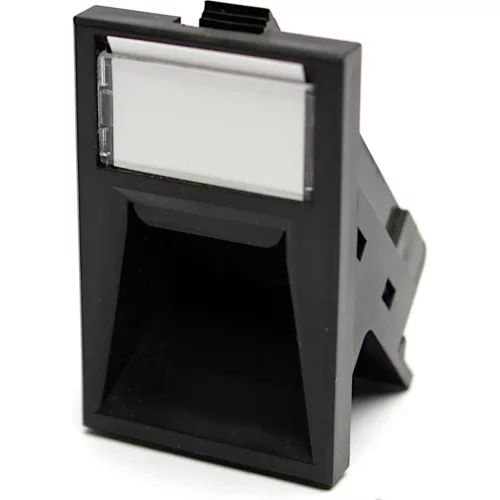 C6 Angled Shutter fekete ferde (100-022-BK) Excel