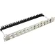 Patch panel (döntött modulhoz) 24-os moduláris, FTP, 1U, ezüst (100-024) EXCEL