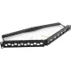 Patch panel 24-os V alakú moduláris, 1U, fekete(100-040) EXCEL