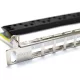 Patch panel 24-os moduláris, 0.5U, ezüst (100-041) EXCEL