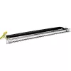 Patch panel 24-os moduláris, 0.5U, ezüst (100-041) EXCEL