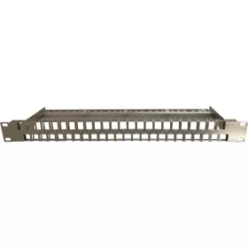 Patch panel 48-as moduláris, 1U, ezüst (100-042) EXCEL