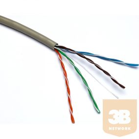 Excel Cat.5e UTP PVC fali kábel 305m 4 érpár, szürke
