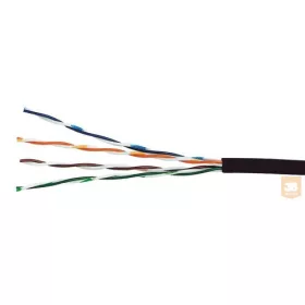 UTP Cat.5e patch kábel PVC, FEKETE (100-084-305M) EXCEL