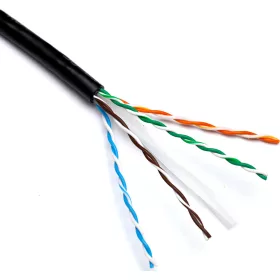   UTP kültéri falkábel Cat6 PE 305m/doboz FEKETE (100-100) EXCEL