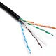 UTP kültéri falkábel Cat6 PE 305m/doboz FEKETE (100-100) EXCEL