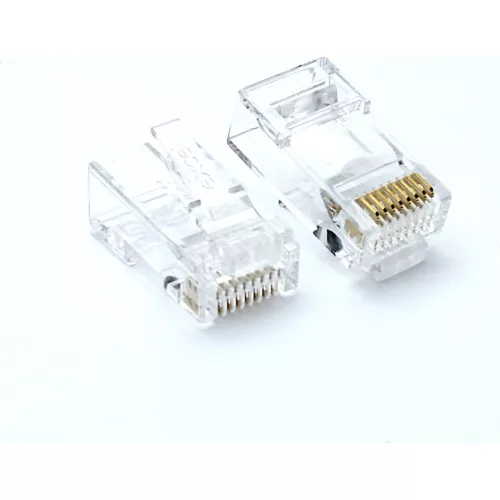 Modul 8P8C, UTP ÁTMENŐ dugó Cat.5e/6 fal/patch kábelre 100db/cs (100-116-100) Excel