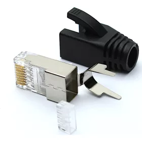   Modul 8P8C, FTP ÁTMENŐ dugó Cat.6/6A falkábelre 100db/cs (100-128-100) Excel