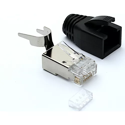 Modul 8P8C, FTP ÁTMENŐ dugó Cat.6/6A falkábelre 100db/cs (100-128-100) Excel