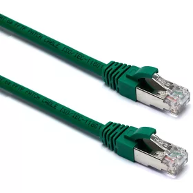 1m F/FTP CAT6a patch kábel ZÖLD (100-173) EXCEL
