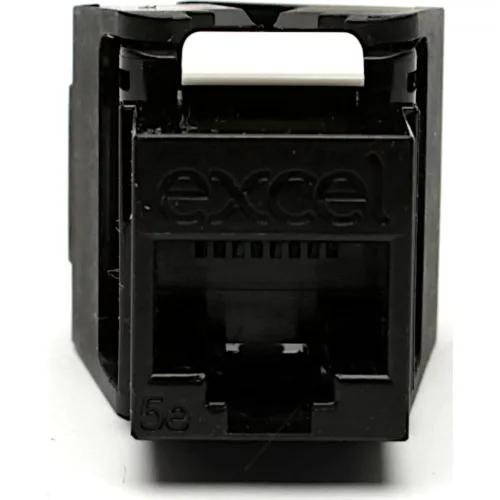 Keystone betét Cat.5e UTP (100-202-BK) szerszám nélkül szerelhető Low profile , EXCEL