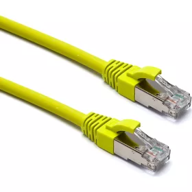   0,5m F/FTP CAT6a patch kábel 10 db/cs SÁRGA (100-222-10) EXCEL