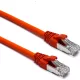1m F/FTP CAT6a patch kábel NARANCS (100-241) EXCEL