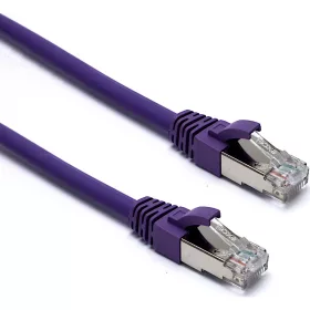 1m F/FTP CAT6a patch kábel Violet (100-242) EXCEL
