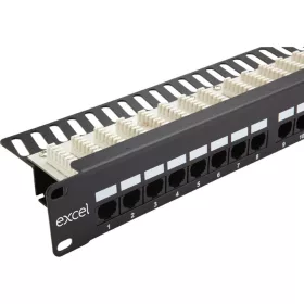   Patch panel 24-es Cat.6 UTP felül szerelhető,1U (100-302) EXCEL