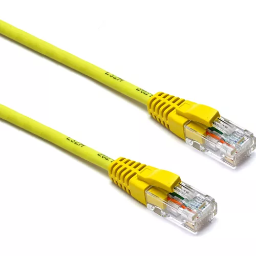 1m UTP CAT6 patch kábel SÁRGA (100-330) EXCEL