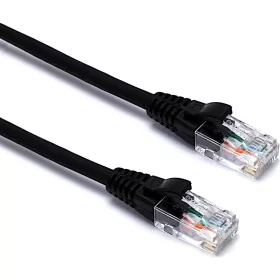 5m UTP CAT6 patch kábel FEKETE (100-373) EXCEL