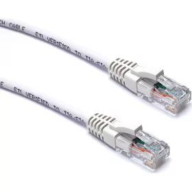 1m UTP CAT6 patch kábel FEHÉR (100-416) EXCEL