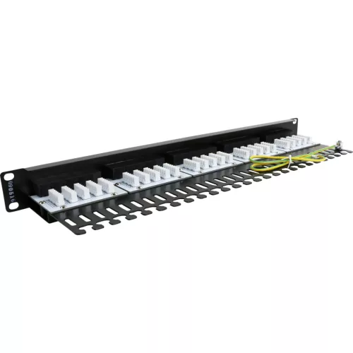 Patch panel 25-ös, ISDN Cat.3 aljzattal (100-465) EXCEL