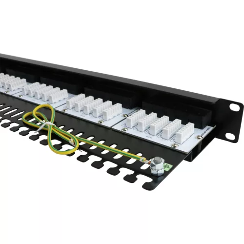 Patch panel 25-ös, ISDN Cat.3 aljzattal (100-465) EXCEL
