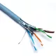 Cat6A F/FTP LSOH falkábel 500m/dob AQUA (100-996) EXCEL